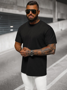 Tricou bărbați negru OZONEE NB/MT3098