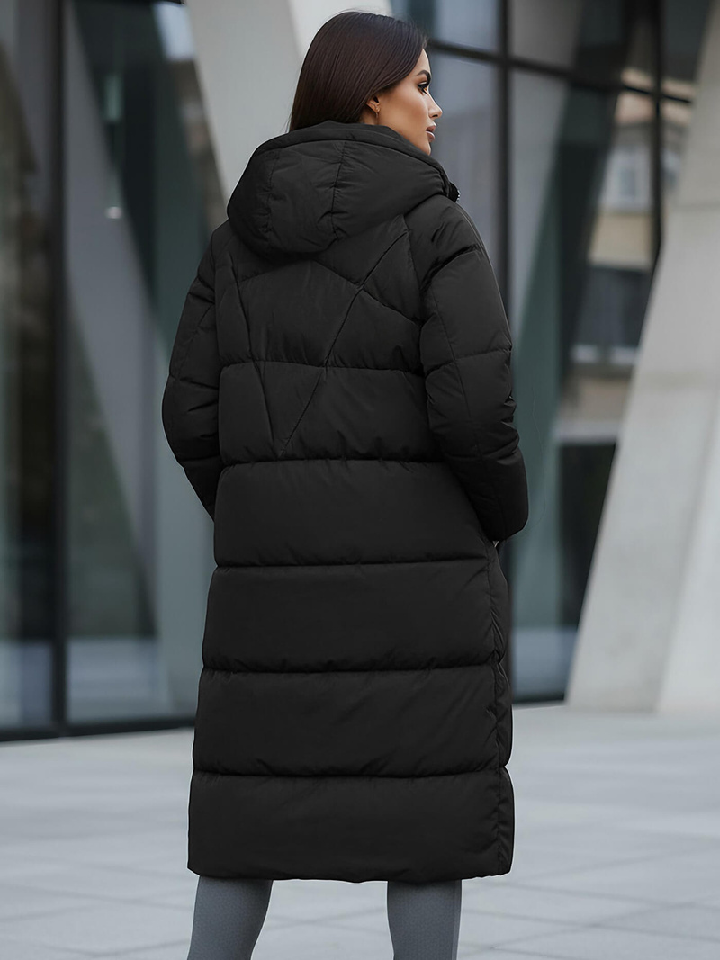 Geacă de femei neagra OZONEE JS/5M3163/392Z