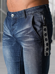 Blugi bărbaţi albaștri închis OZONEE NB/MP0091BS