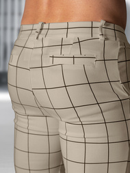 Pantaloni Chino Bărbaţi Bej OZONEE O/P4009Z