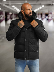 Geacă bărbați neagră OZONEE JS/57M7503/392