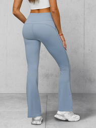 Colanţi femei cu picioare late albaștri deschis OZONEE JS/17K588/9