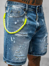 Pantaloni scurti bărbați albaștri OZONEE O/VIP-2441