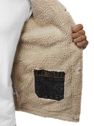 Jachetă de blugi bărbați antracit OZONEE JB/JP1109Z