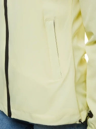 Jachetă femei lumină galbenă OZONEE JS/HH036/59