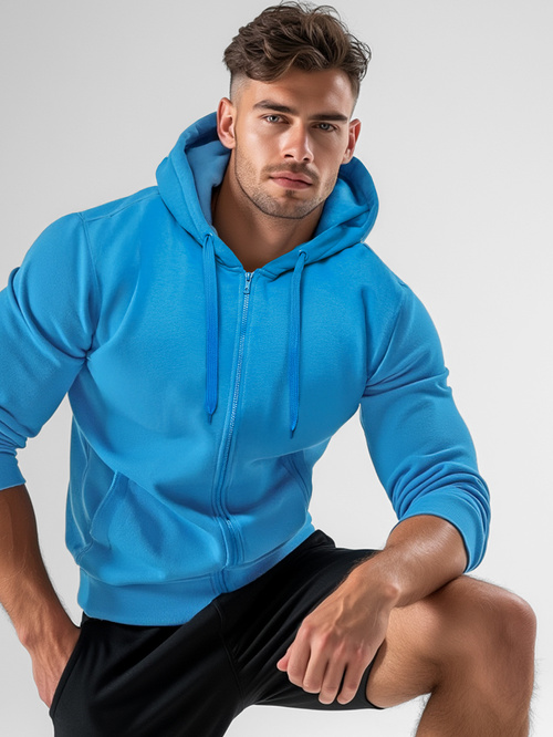 Hanorac bărbați albastrul cerului OZONEE JS/2008