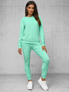 Compleu dama din catifea menta închis OZONEE O/8C1173/139Z