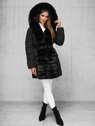 Geacă de femei neagra OZONEE JS/11Z8096Z