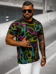 Tricou bărbați negru OZONEE O/T1272/3