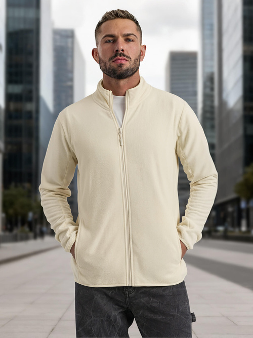 Bluză bărbați écru OZONEE JS/HH016/1