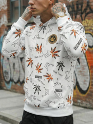 Hanorac bărbați alb OZONEE O/B266Z