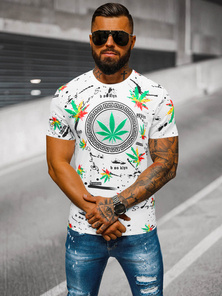 Tricou bărbați alb OZONEE O/T131/1