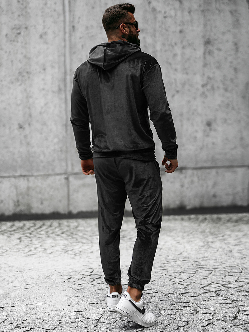 Compleu sport bărbaţi negru OZONEE O/D7517