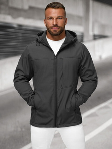 Jachetă bărbați softshell antracit OZONEE JS/27B6523/5