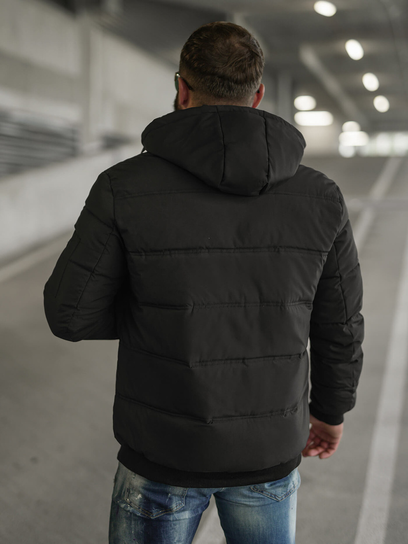 Geacă bărbați neagră OZONEE JS/31M5003Z