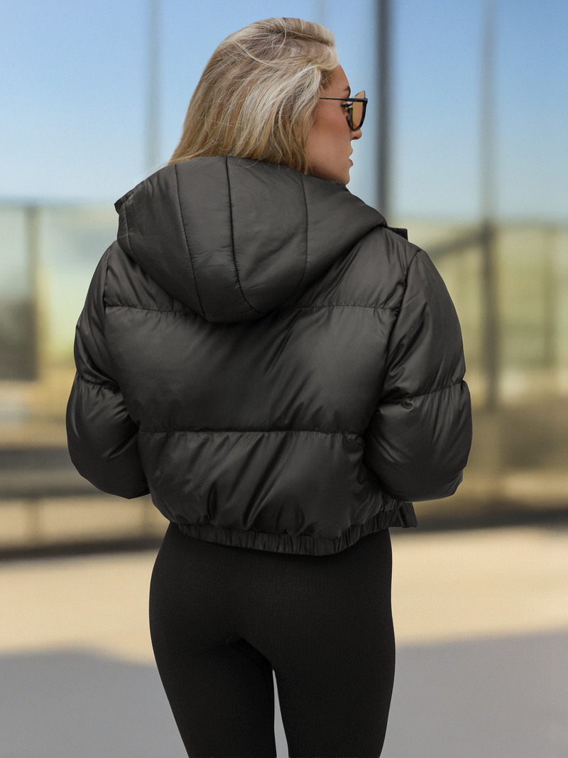 Geacă de femei neagra OZONEE JS/5M3260/392Z