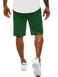Pantaloni scurți sport bărbați verde OZONEE MAD/2923