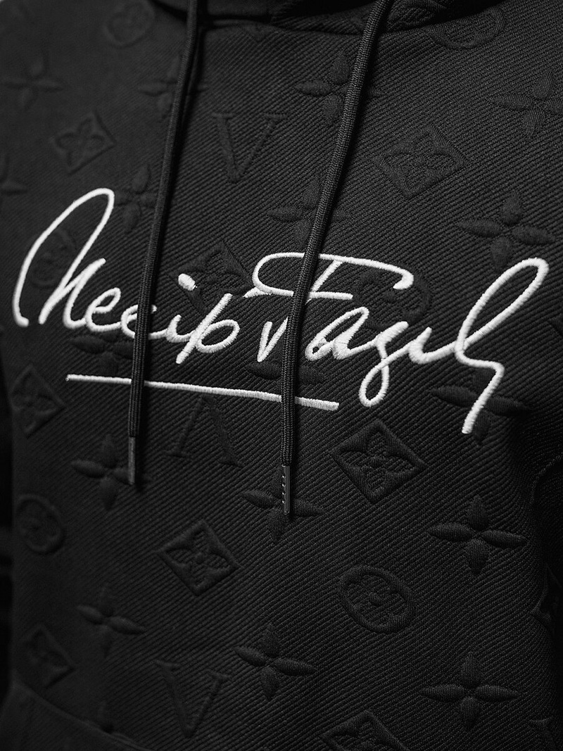 Hanorac bărbați negru OZONEE JS/3B572