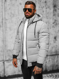 Geacă de bărbați gri OZONEE JS/31M5006