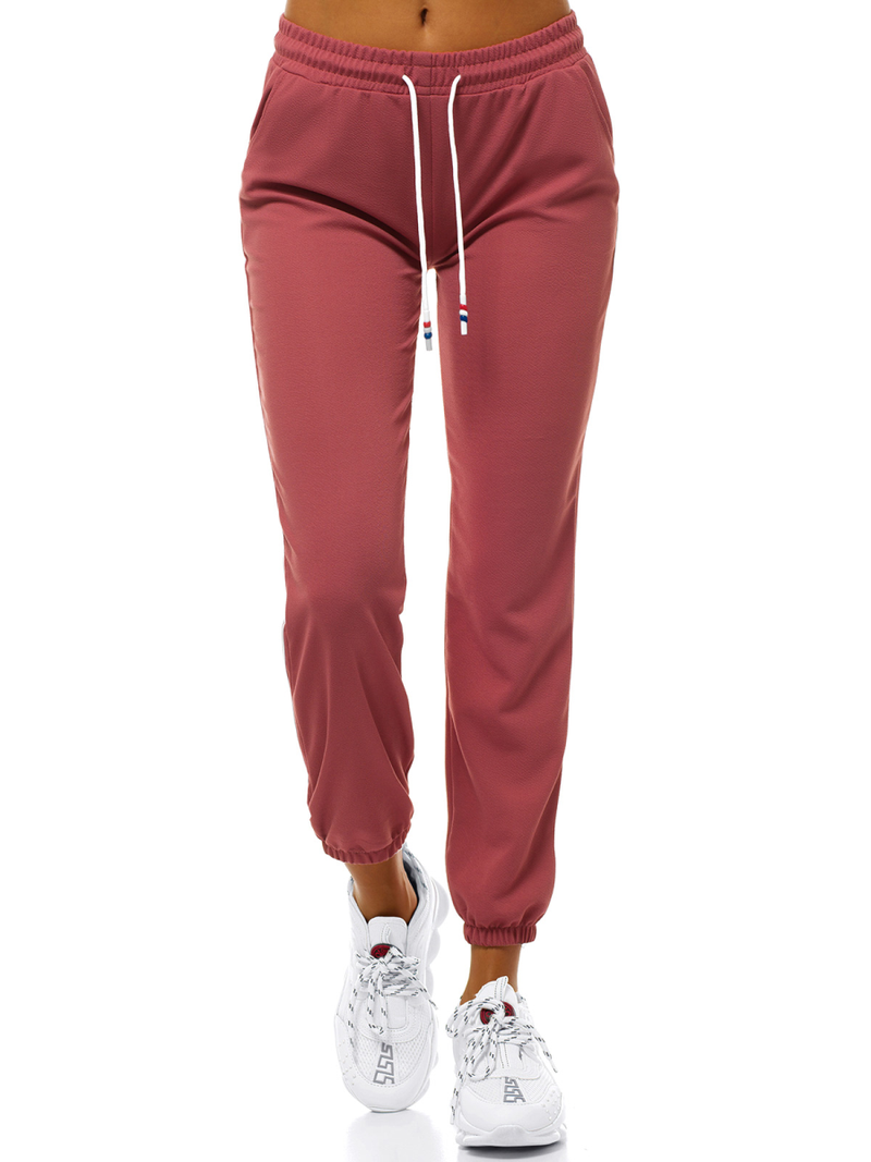Pantaloni de training femei roz OZONEE JS/1020/B17