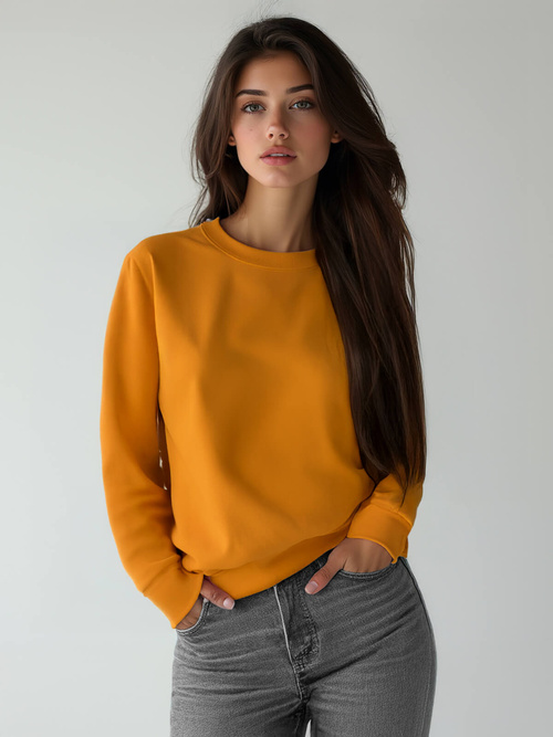 Hanorac femei camel OZONEE JS/W01Z