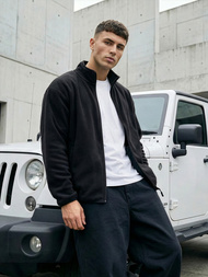 Hanorac cu fermoar bărbați negru OZONEE JS/HH016/3