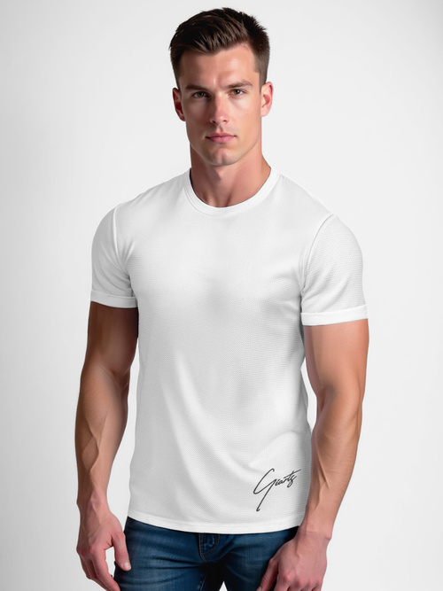 Tricou bărbați alb OZONEE O/L1192Z