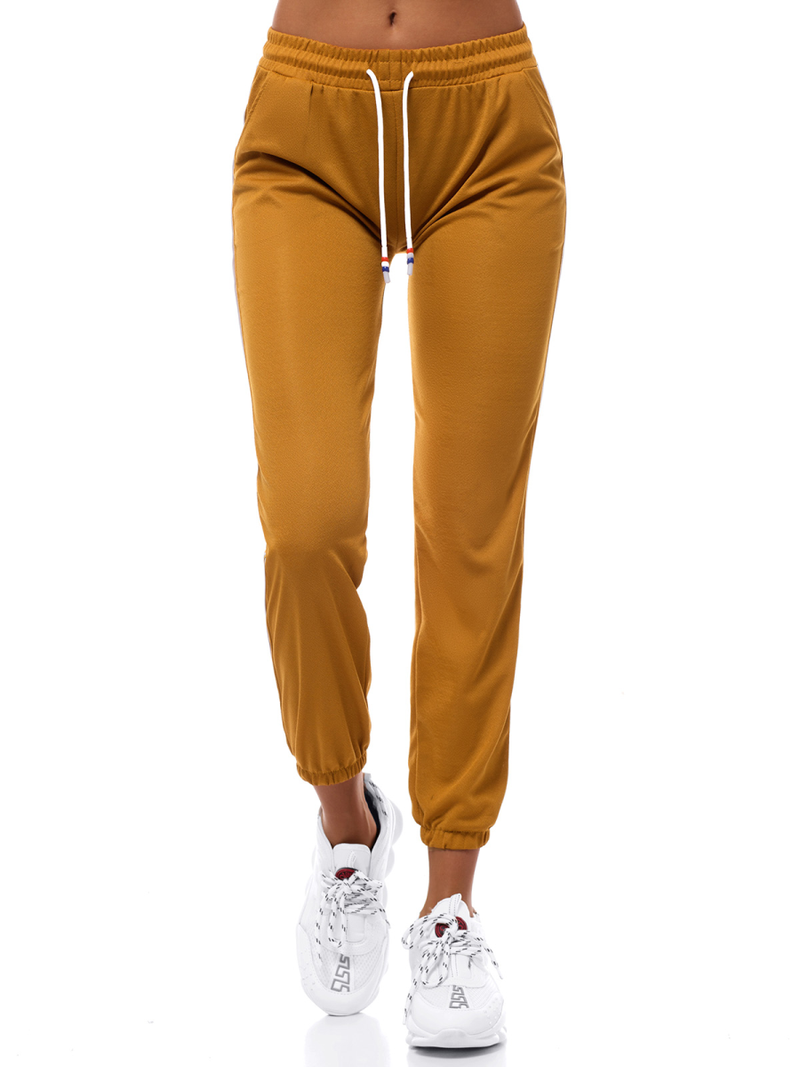 Pantaloni de training femei camel OZONEE JS/1020/B10
