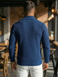 Pulover bărbați albastru marin OZONEE NB/MM6020/6Z