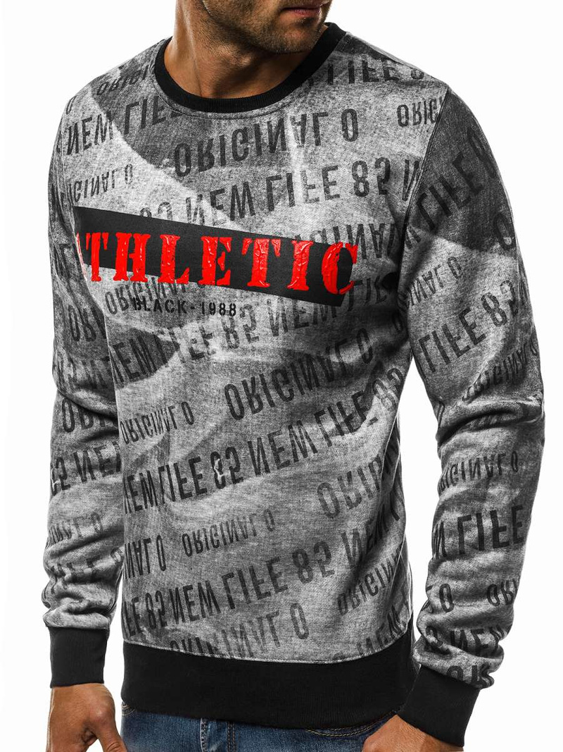 Hanorac bărbați gri OZONEE JS/DD236