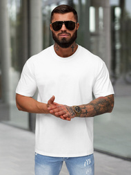 Tricou bărbați alb OZONEE JS/67T1298/1