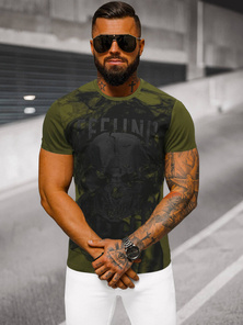 Tricou bărbați verde OZONEE O/T126/29Z