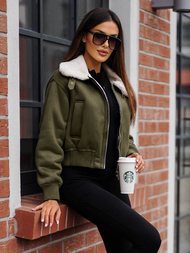 Geacă de femei kaki OZONEE O/81326