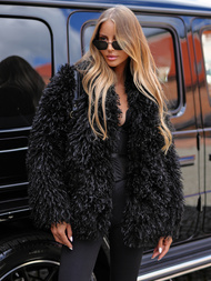 Geacă de femei neagra OZONEE JS/11Z8251