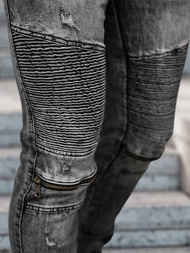 Blugi bărbaţi negri OZONEE NB/MP0069N