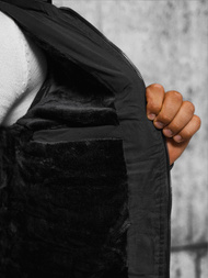 Geacă bărbați neagră OZONEE JS/84M3030/392