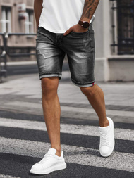 Pantaloni scurti bărbați negri OZONEE NB/MP0044NZ