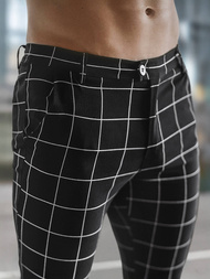 Pantaloni Chino Bărbaţi Negri OZONEE O/P4009Z