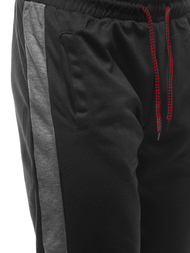 Pantaloni de trening bărbaţi negri-antracit OZONEE JS/JZ11003Z
