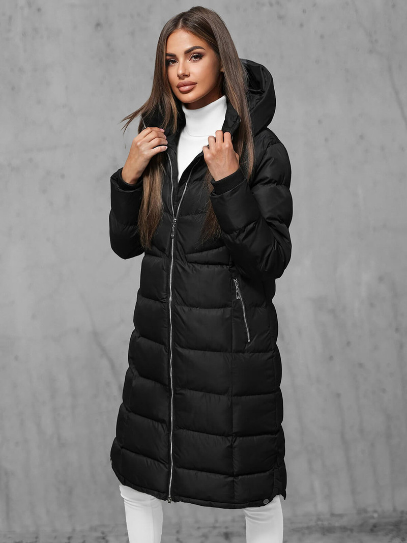 Geacă de femei neagra OZONEE JS/M736/392