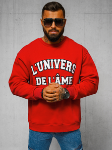 Bluză bărbați roșie OZONEE O/SWE23055