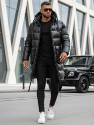 Geacă de iarnă bărbați negru OZONEE O/M3205Z