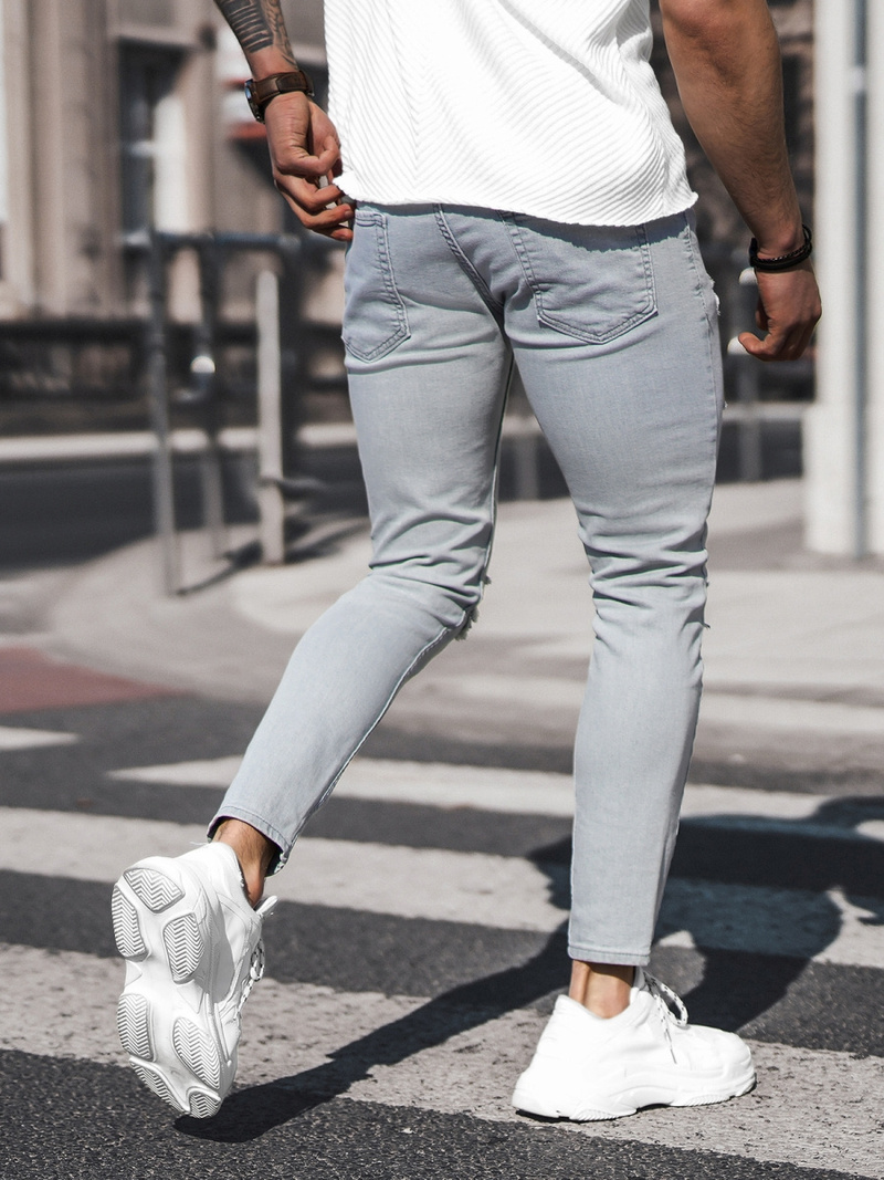 Blugi bărbaţi gri OZONEE DO/2463