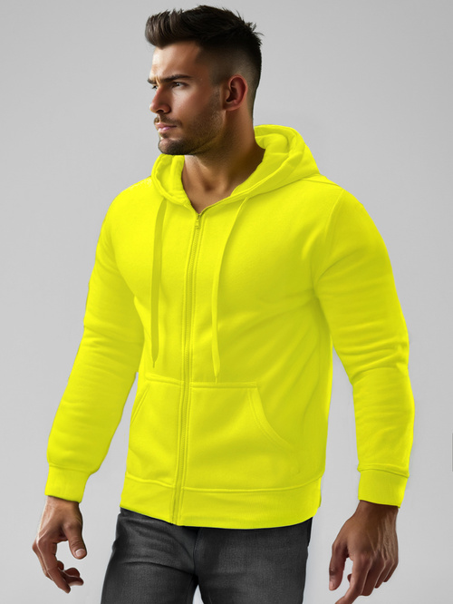 Hanorac bărbați neon galben OZONEE JS/2008