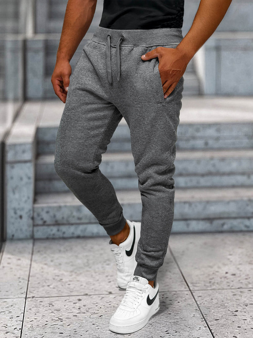 Pantaloni de trening bărbaţi antracit OZONEE JS/XW01Z