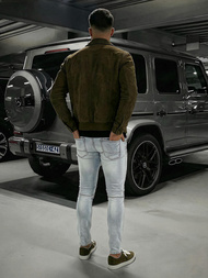 Blugi bărbați albaștri deschis OZONEE O/EM8889Z