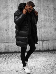 Geacă de iarnă bărbați neagră OZONEE O/M800Z