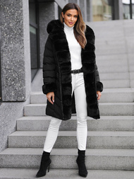 Geacă de femei neagra OZONEE JS/5M3156/392