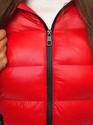 Geacă de iarnă femei roșie OZONEE JS/M782/270