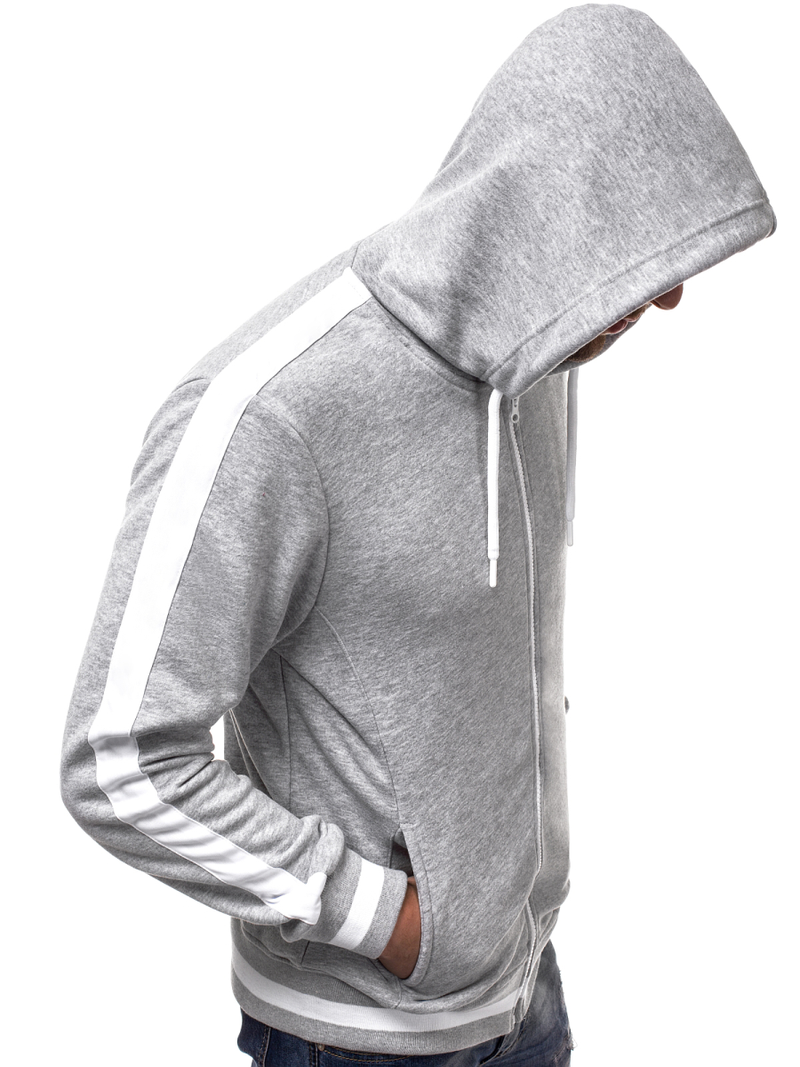 Hanorac cu glugă bărbați gri OZONEE A/1009Z